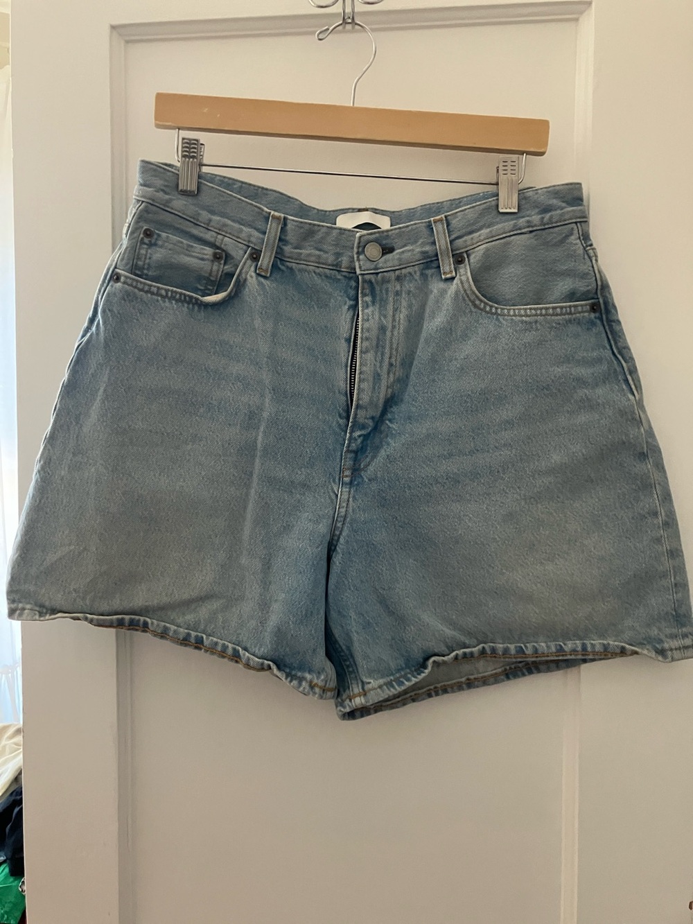 COS denim shorts